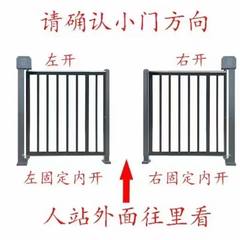 电动小门方向图